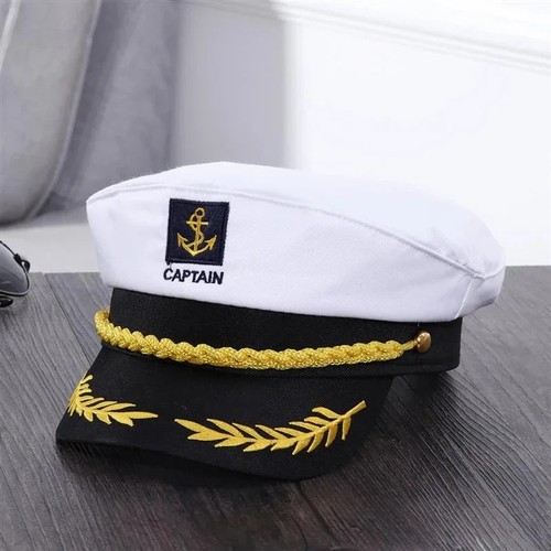 Navy captain hat skipper yacht - navy,