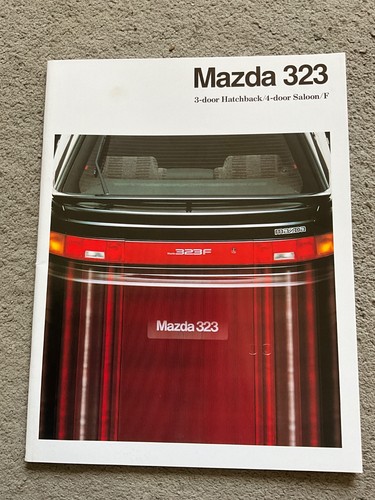 Mazda 323 range - brochure, 1989