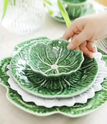 Bordallo pinheiro plate green - bordallo,