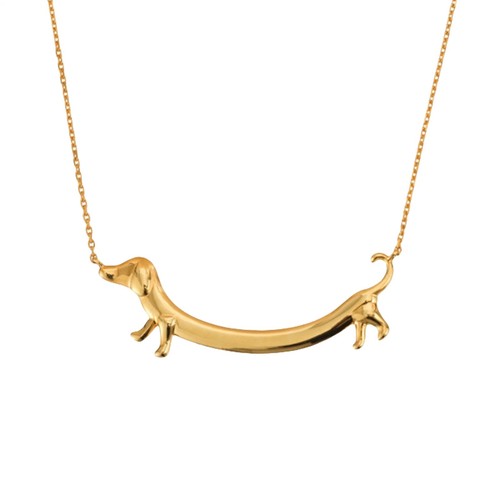 Dachshund chain necklace for - chain,
