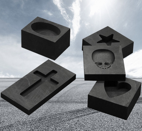Graphite ingot mold skull - 3d,