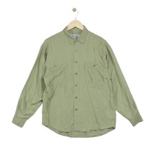 Vintage Silk Shirt Mens Size S