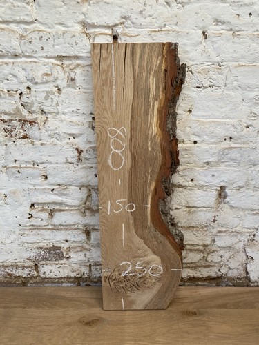 Waney edge live - edge, oak