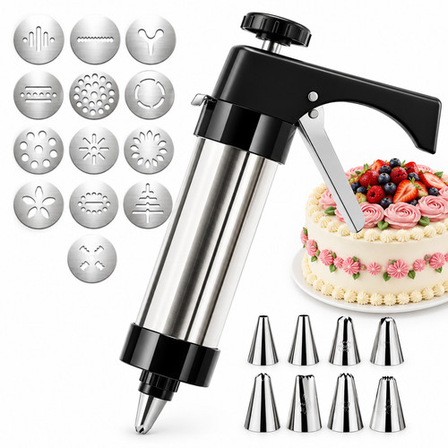 Cake decorating gun - cake,