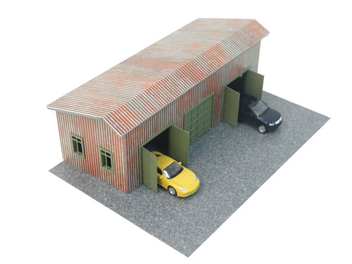Metal sheet garages three door - sheet,