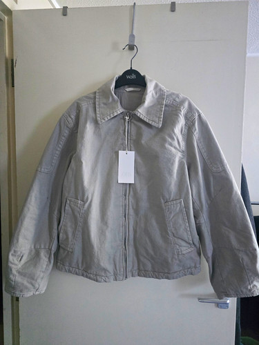 Zara grey zip collared - , zip-up
