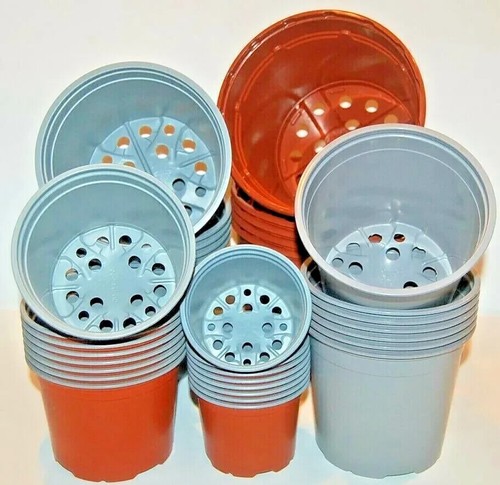 Plastic plant pots 9cm 12cm - plastic, pots,