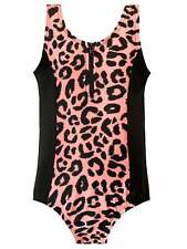 Leopard Print Swimming Costume Kids Girls 6 7 8 9 10 11 12 13 Years Swimwear