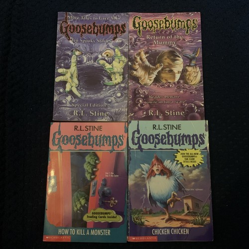 Goosebumps book bundle - book,