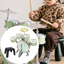 Kids Drum Set Jazz Drum Kit Lightweight Educational Musical Instruments Toy for