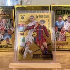 Panini Adrenalyn XL Anniversary Unique Card Ronaldo Messi Gold Edition