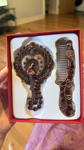 Vintage style hand mirror - style,