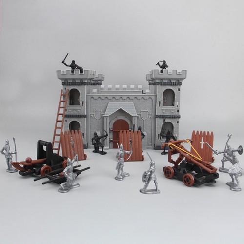 Miniature medieval castle - medieval,