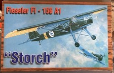 WW2 German Aircraft Model Kit 1/72 “ Fieseler Storch Fi-156 A1 “ by Pantera !