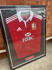 Signed & Framed - British & Irish Lions 2013 Tour Shirt - Alex Cuthbert