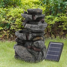 Solar Water Feature Outdoor