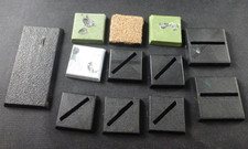 Square Model Bases Mixed Sizes x12 - Classic Games Workshop Warhammer Fantasy