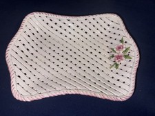 Vintage lattice ware Plate Or