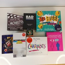 Job Lot Party  Family Board Games Christmas Incohearent Charades Quiz Ka-blab