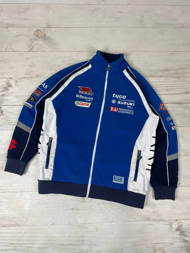 Vintage suzuki racing fleece - suzuki,