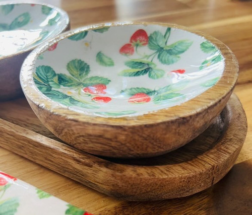 Set wooden dipping - 3,
