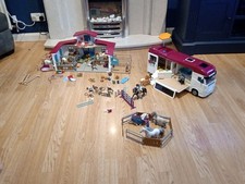 Schleich Horse Trailer with Figures  and stable