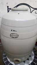 VINTAGE 4GALLON STONE WARE BARREL MUST SEE .