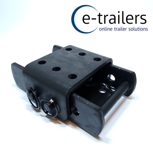 Black adjustable tow hitch - adjustable,