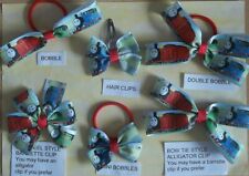HANDMADE  HAIR BOWS - THOMAS THE TANK ENGINE