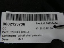 VOLKSWAGEN PASSAT CC PARCEL