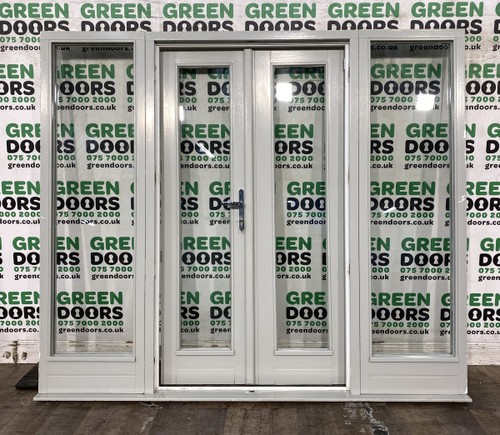 French doors with sidelights - doors,