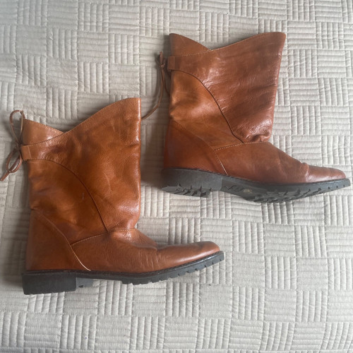Vintage 1980s saxone boots - vintage,