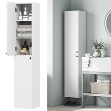 Tall Bathroom Cabinet Wall
