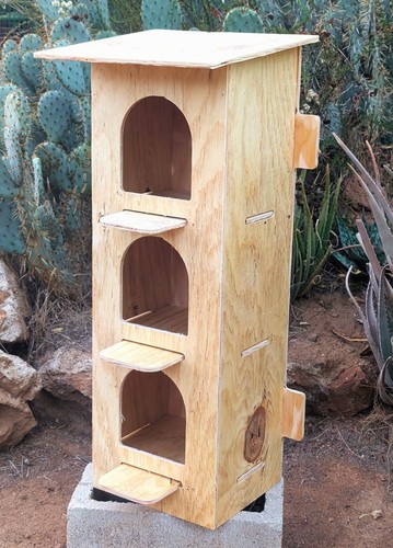 Pigeon nesting boxes 3 - nesting,