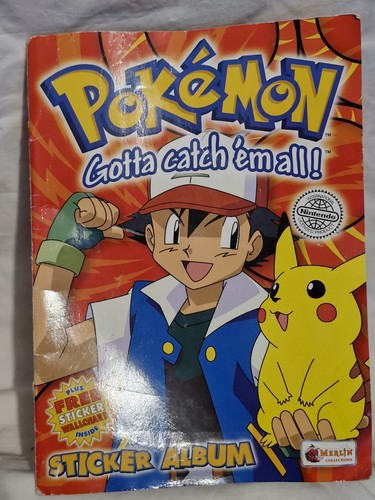 Pokemon merlin sticker album - pokemon,