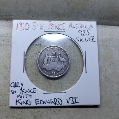 1910 six pence - pence,
