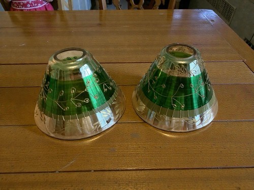Glass candle topper shades