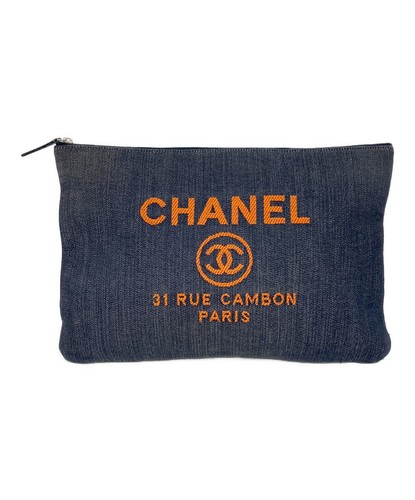 Chanel deauville clutch - chanel, bag