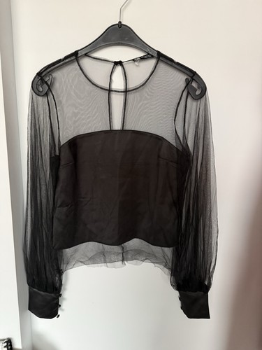 Zara semi sheer - zara, puffed