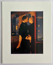 Jack Vettriano MOUNTED Print - "Soho Nights" 10" x 8" *Rare*