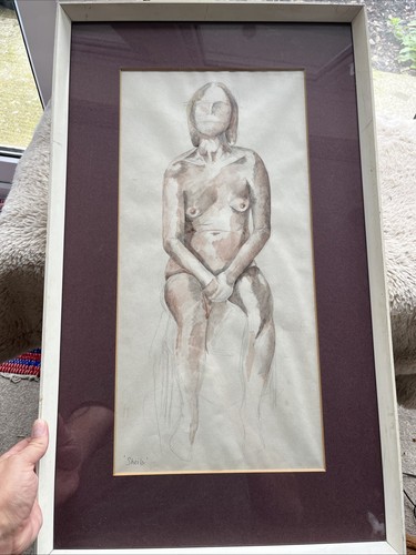 Nude study sheila framed - study, “sheila”