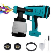For Makita 18V BL18 Battery Spray Gun Paint Sprayer Fence Electric Gun Cordless