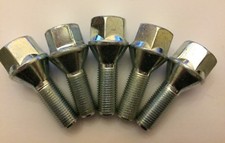 5 X M12X1.5 SILVER 30mm THREAD