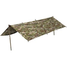 Basha Tarp BTP Camo Shelter Rain Cover Army-Style basha tarp without poles