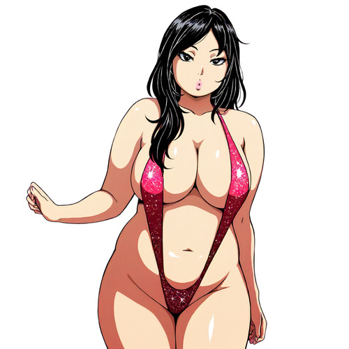 Himeko slingshot bikini vinyl - himeko,
