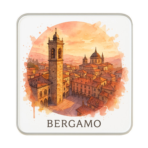 Bergamo italy fridge - bergamo,, magnet