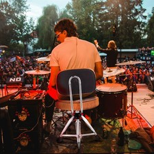 Drum Throne with Backrest