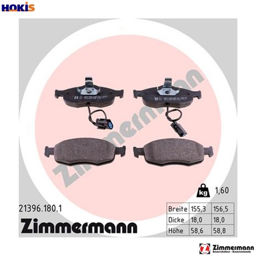 Brake pad set - pad, disc