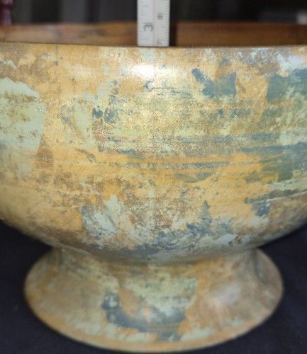 Turned wooden pedestal - wooden,