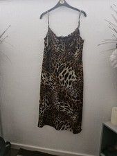 Womans Leppard Print Dress Size 16